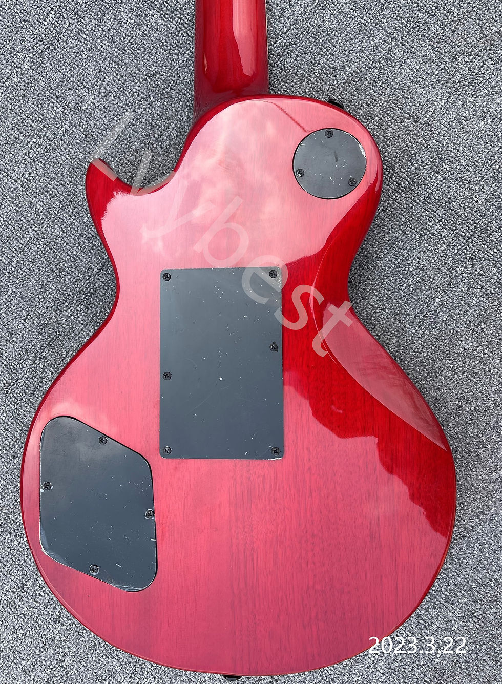 Thumbnail: 7 Strings Electric Guitar Floyd Rose Style Tremolo Black Parts Wine Red ColorTig