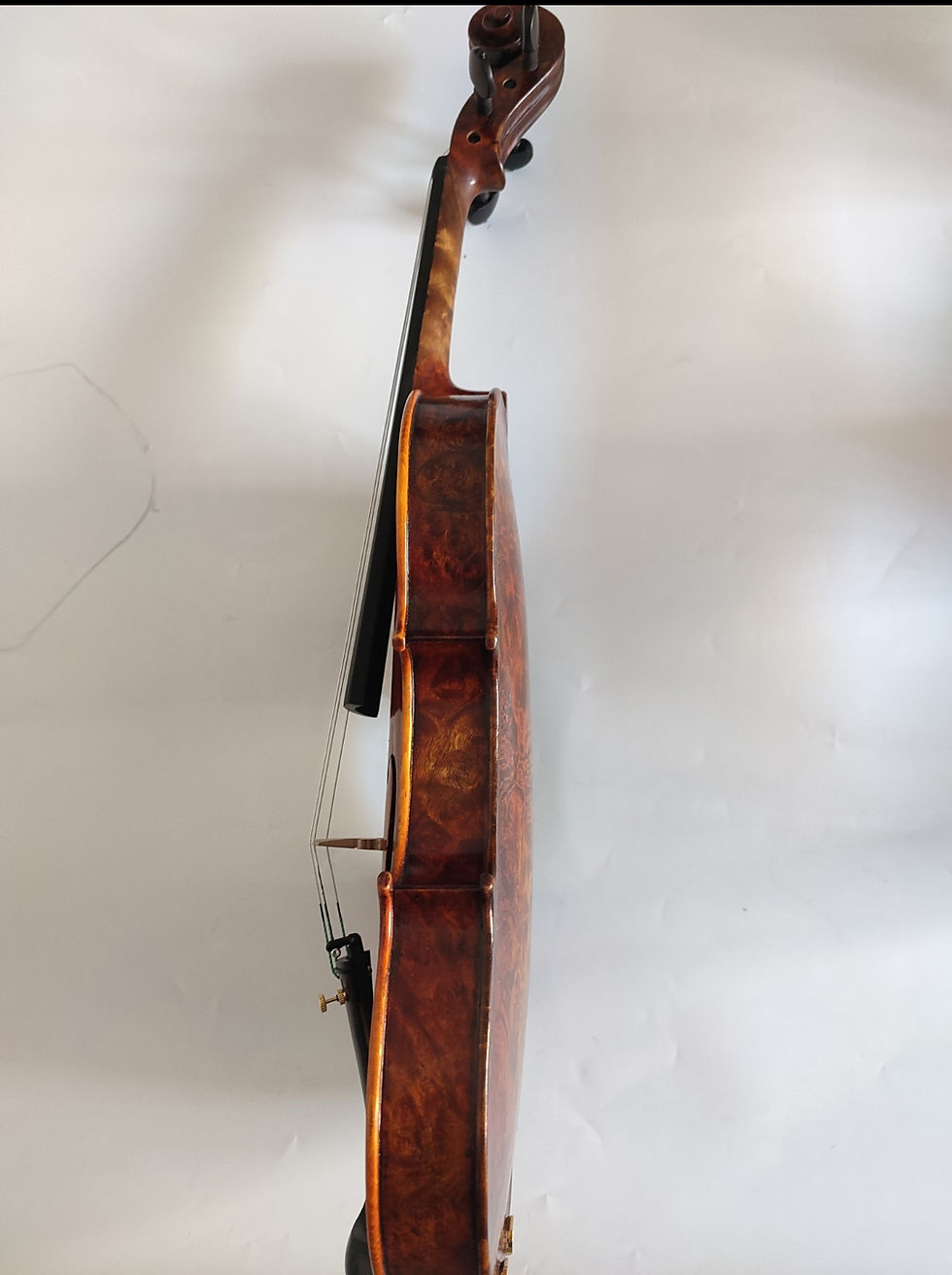 Thumbnail: handmade bird's eye violin 4/4 solid wood Spruce Panel maple Back violin