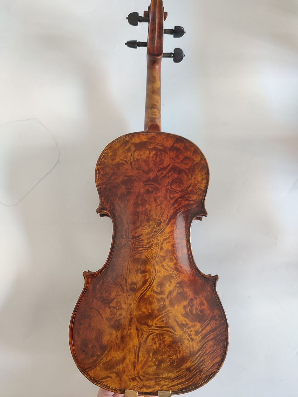 Thumbnail: handmade bird's eye violin 4/4 solid wood Spruce Panel maple Back violin