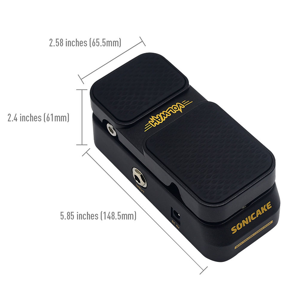 Thumbnail: SONICAKE VolWah Active Volume Control & Wah Expression Pedal QEP-01 Guitar Parts