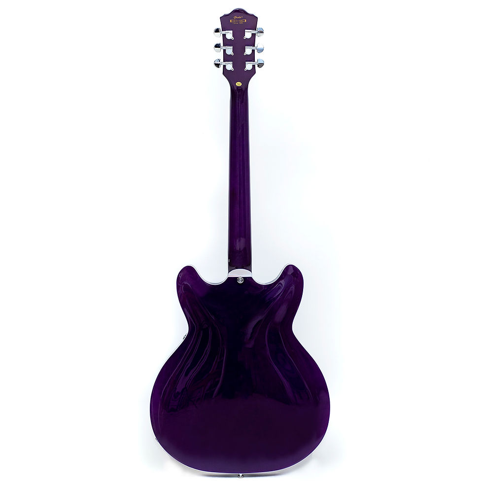 Thumbnail: GROTE Jazz Electric Guitar Semi-Hollow Body Trapeze Tailpiece Bridge Guitar Gig 