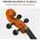 Thumbnail: Full-Size Cello, Beginner Cello 4/4, Acoustic Cello Kit with Portable Bag, Bow, 