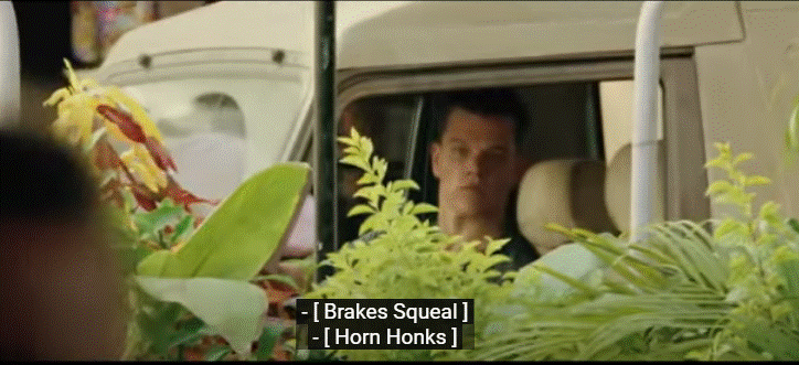 Bourne supremacy, Goa Scene