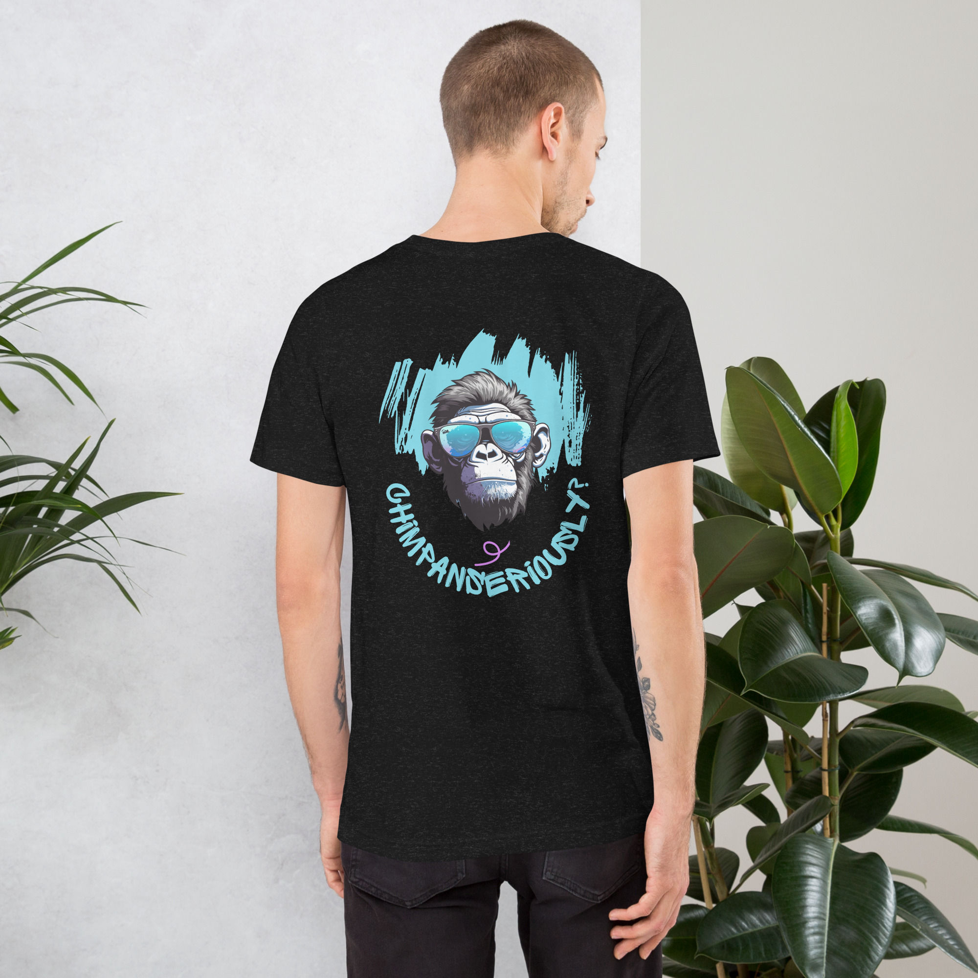 Chimp Seriously Funny t-shirt black