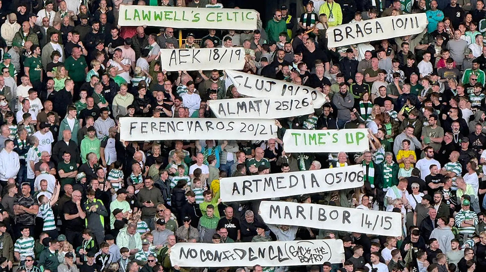Celtic fans demand better on and off the park