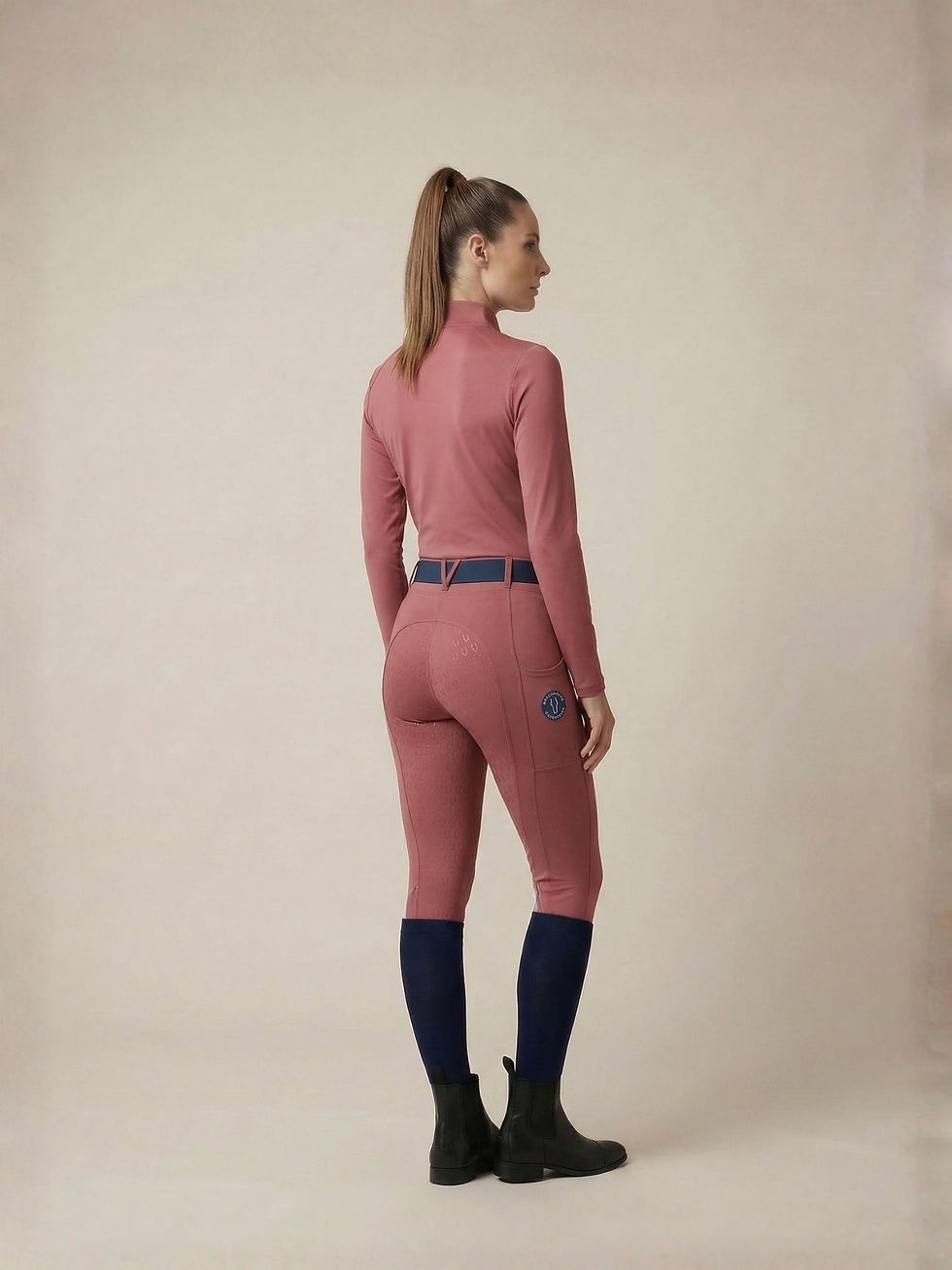 back Leggings Performance Rosa