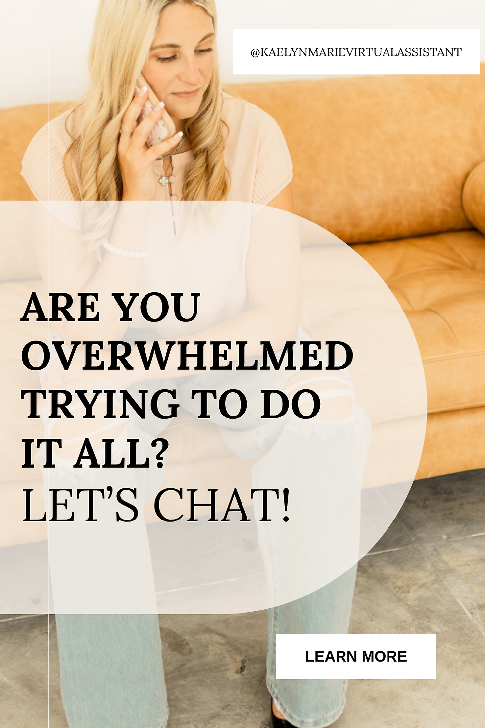 are you overwhelmed trying to do it all? let's chat!