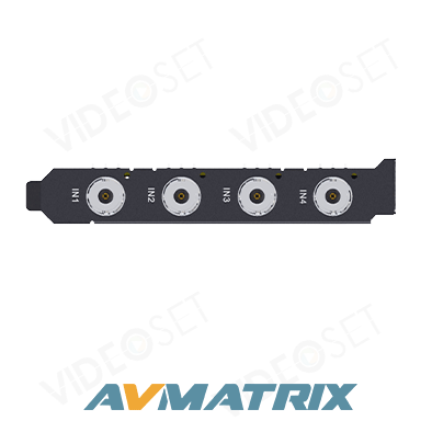 תמונה ממוזערת: VC41 1080p 3G-SDI PCIe 4-Channel Capture Card