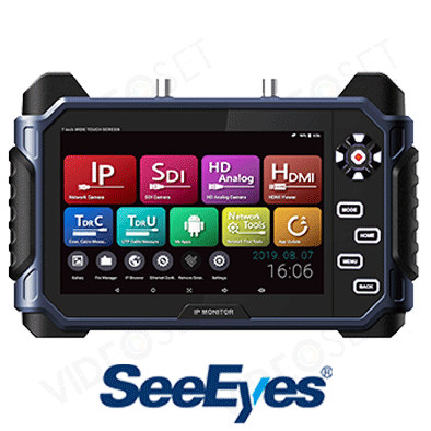 SC-IPM07PRO Professional IP Multi-format Test Monitor