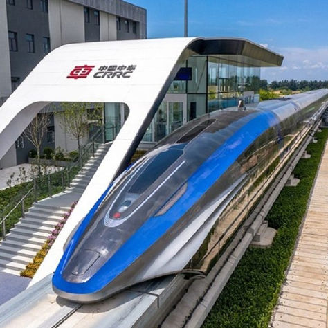 Vehículo de levitación magnética chino alcanza los 650 km/h en la pista de pruebas
