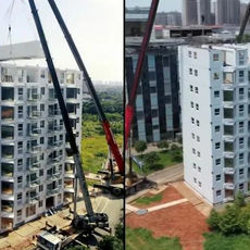 El día en que China levantó un edificio en menos de 29 horas