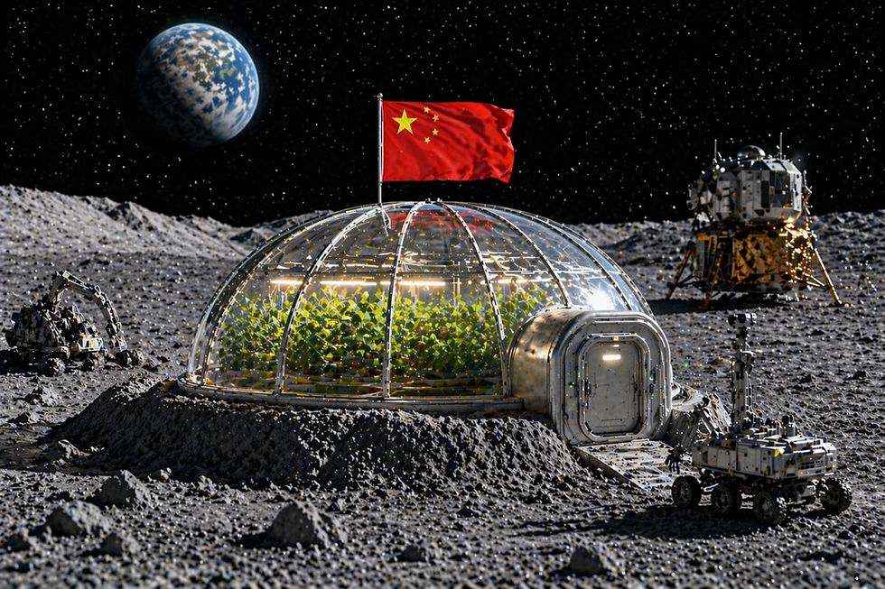 China planea construir invernaderos en la Luna para sobrevivir a condiciones extremas en futuras exploraciones