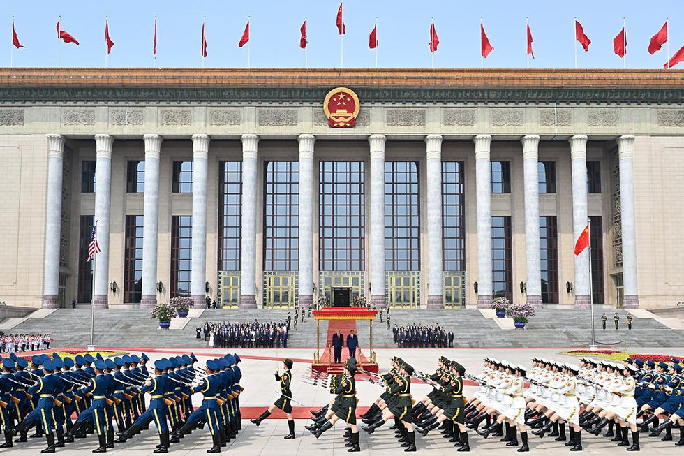 Xi Jinping encabeza ceremonia de bienvenida para el presidente estadounidense Donald Trump