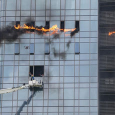 Shenzhen pone a prueba drones para extinción de incendios en rascacielos