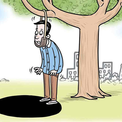 Nueva moda entre los adultos mayores en China: ”Ejercicio de cuello colgante”