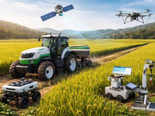 Agricultura inteligente en China: máquinas autónomas y datos transforman el campo