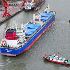 La primera ruta marítima directa entre Suzhou - Chancay transporta 50.000 toneladas en carga en un año