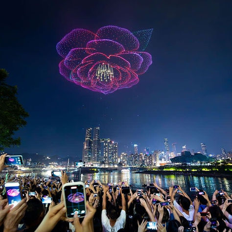 Chongqing rompe el récord Guinness con show de drones: Espectáculo lumínico usó 11.787 aparatos
