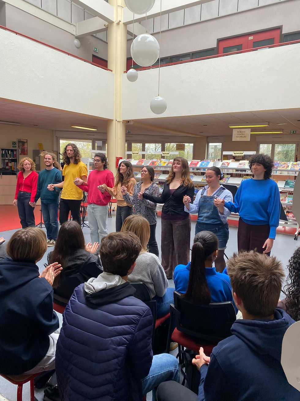 Rencontre avec les étudiantes et étudiants du Conservatoire théâtre