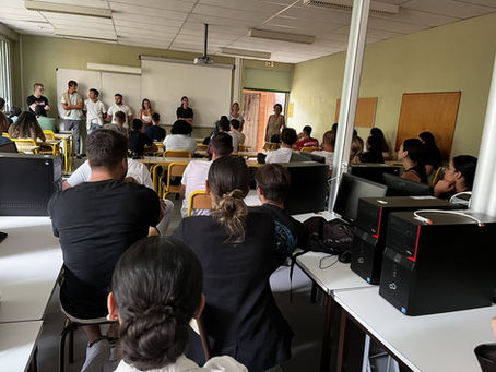La rentrée des étudiants de BTS 1ere année