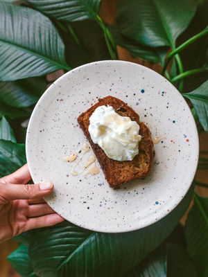 Grilled Banana Bread