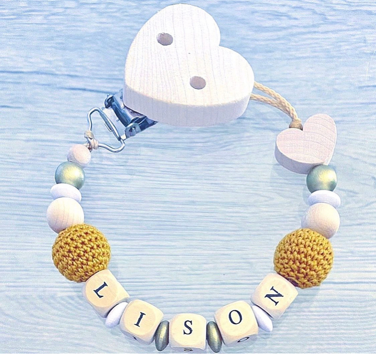 Attache tétine personnalisée/ doudou personnalisé