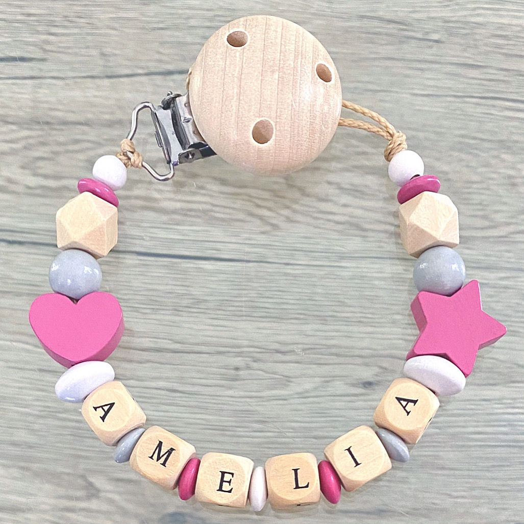 Attache tétine / doudou personnalisé