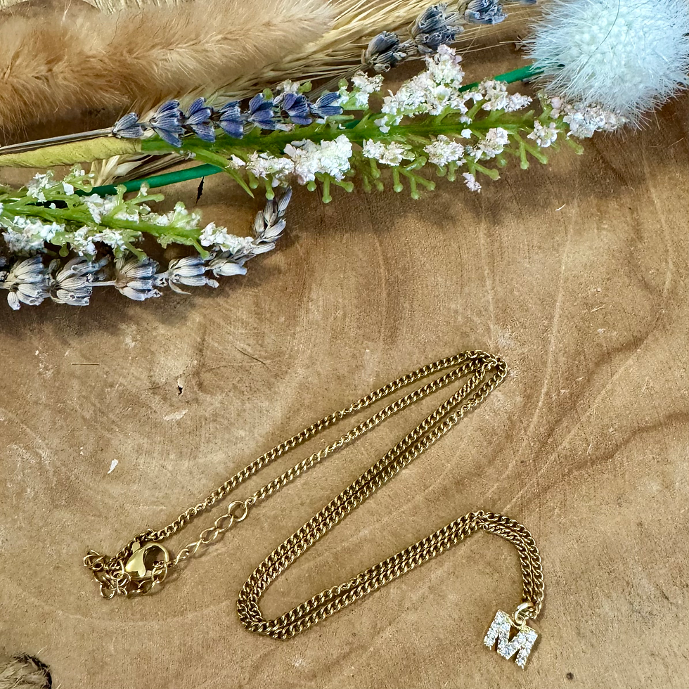 Miniature : Collier femme chaine, une initiale 