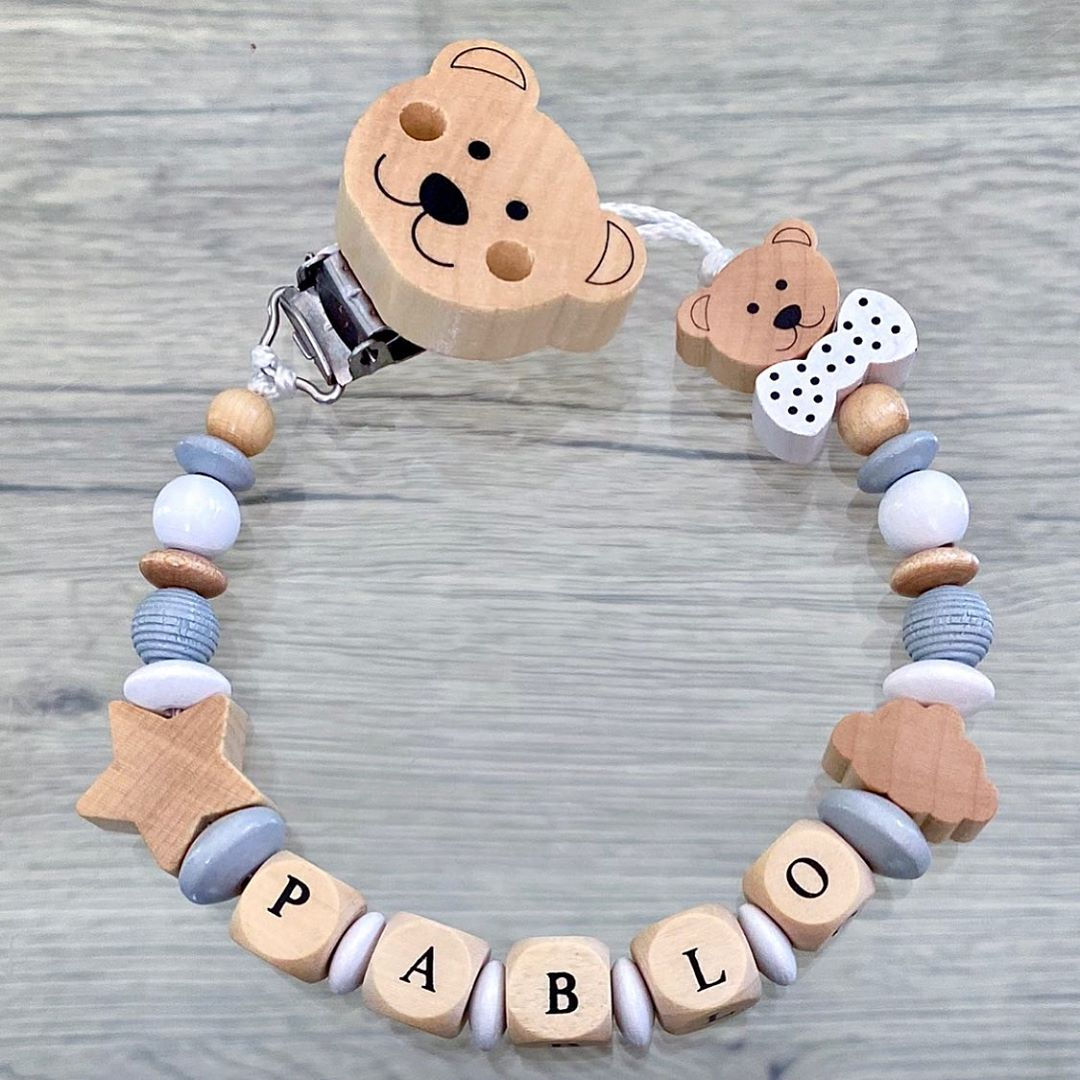 Attache tétine / doudou personnalisé