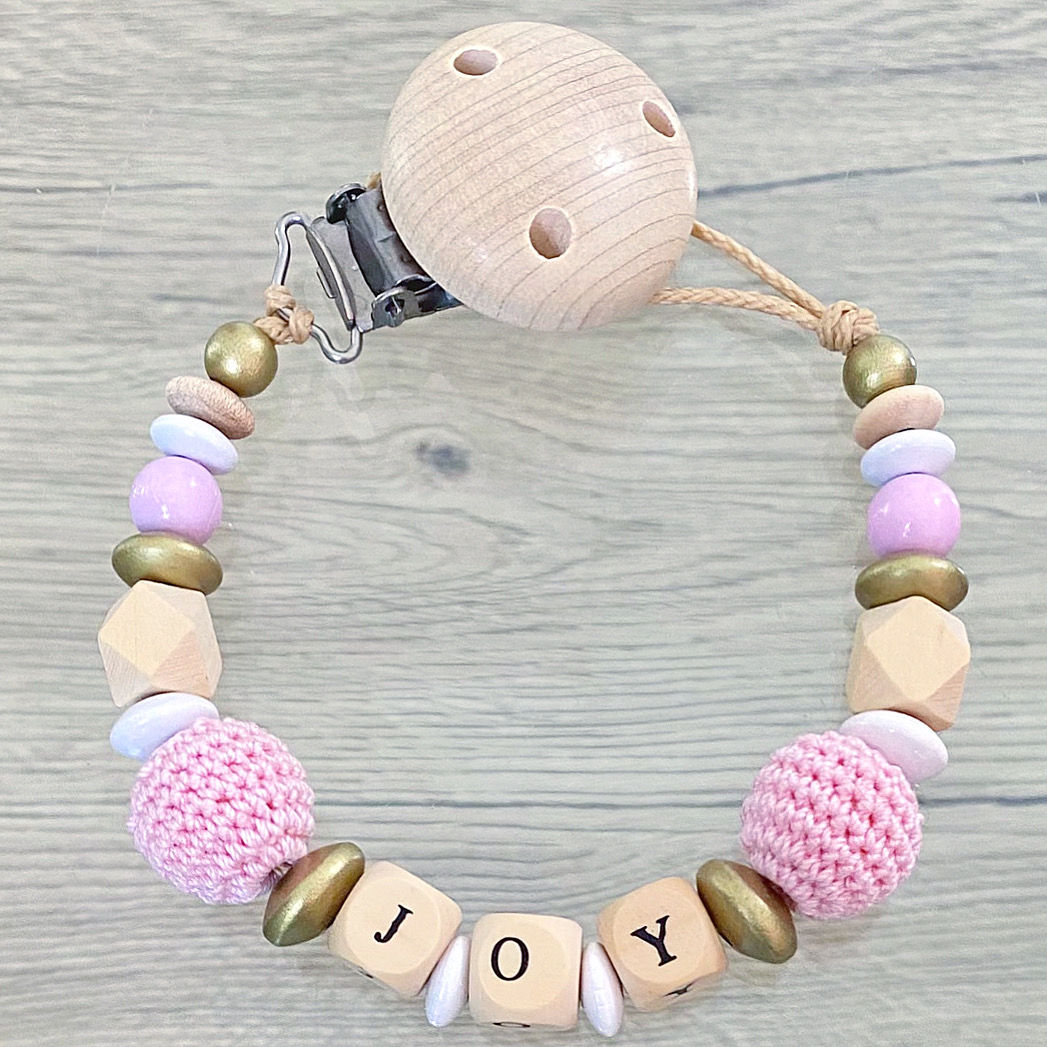 Attache tétine / doudou personnalisé