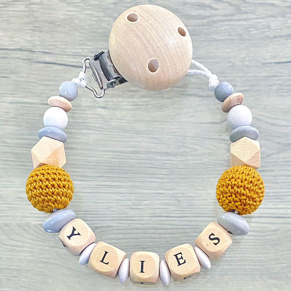 Attache tétine / doudou personnalisé