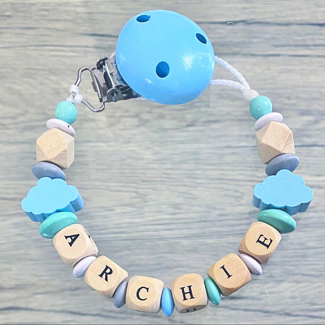 Attache tétine / doudou personnalisé