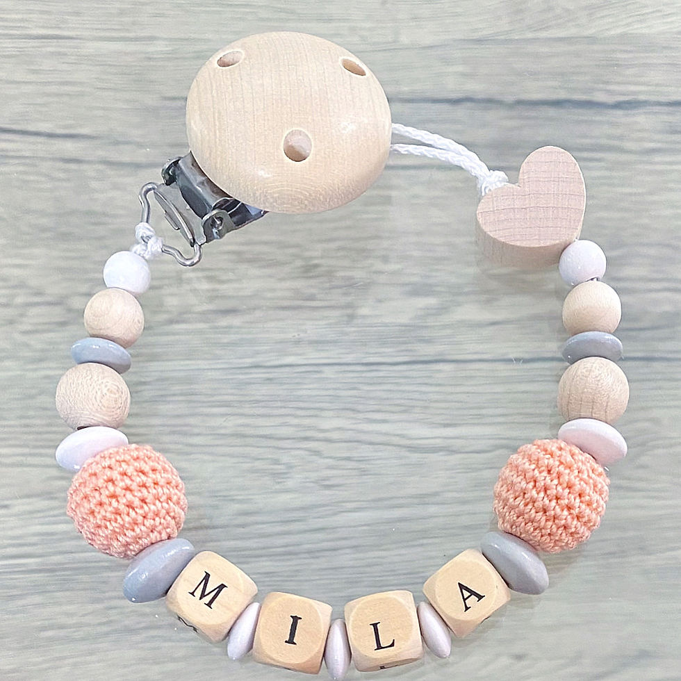 Attache tétine / doudou personnalisé