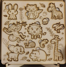 puzzle in legno da colorare