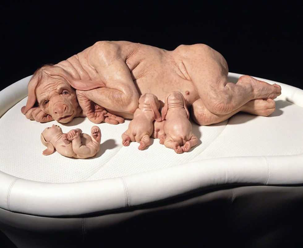 The Young Family by Patricia Piccinini (2002) (Image from https://www.artsy.net/artwork/patricia-piccinini-the-young-family-3)
