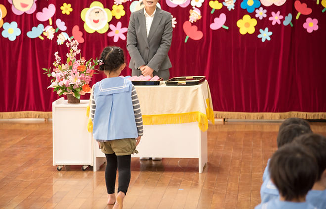 School Ceremony Scene