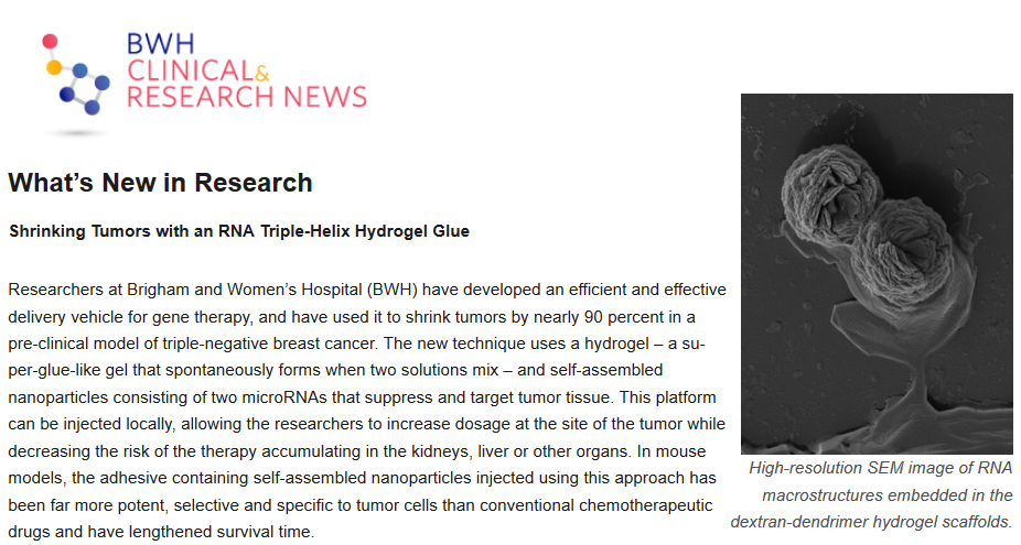 BWH Clinical & Research News