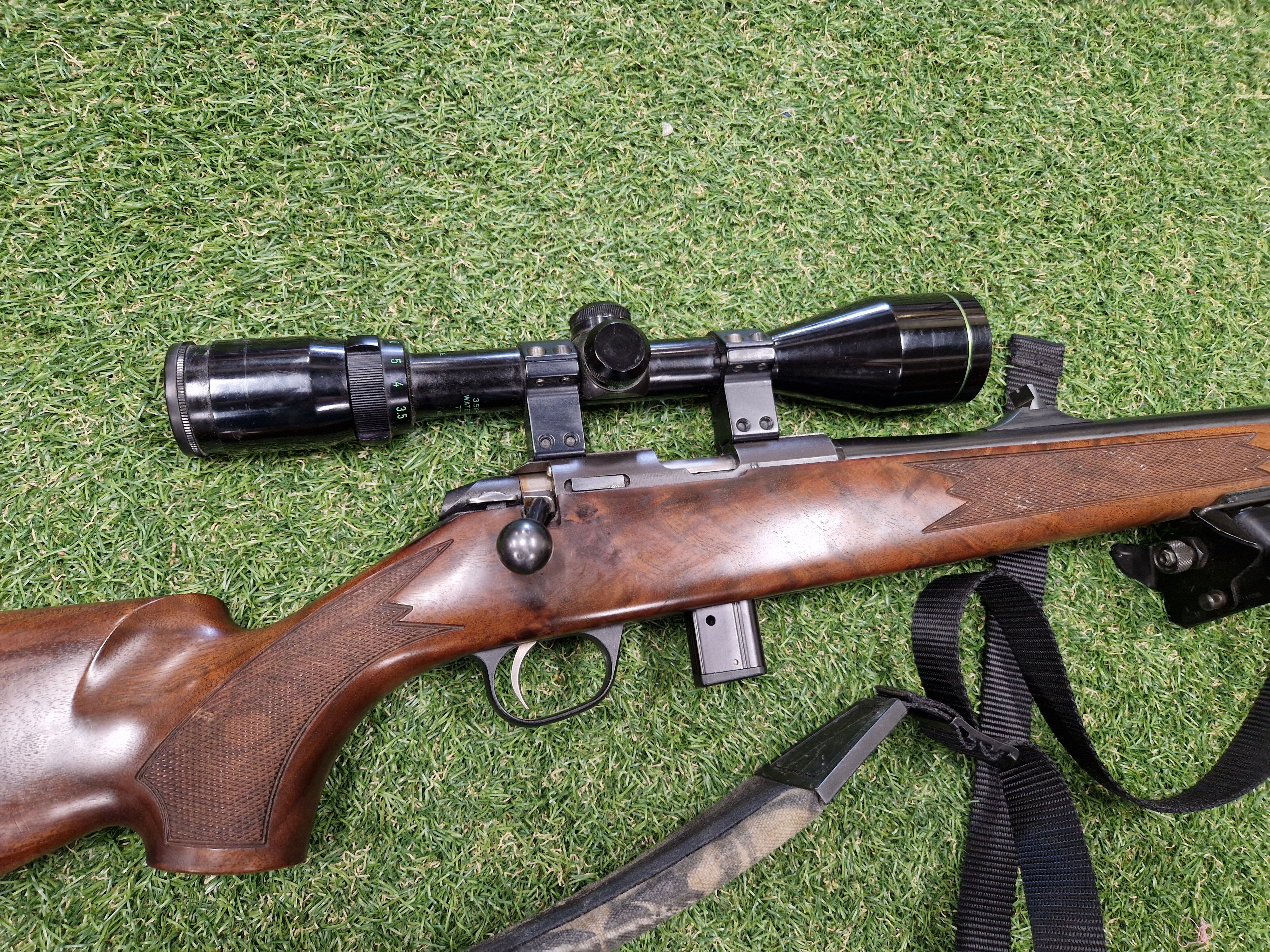 Sako .22lr complete with scope, bipod and mod.