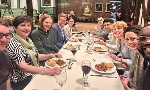 PeptiMatrix at conference dinner