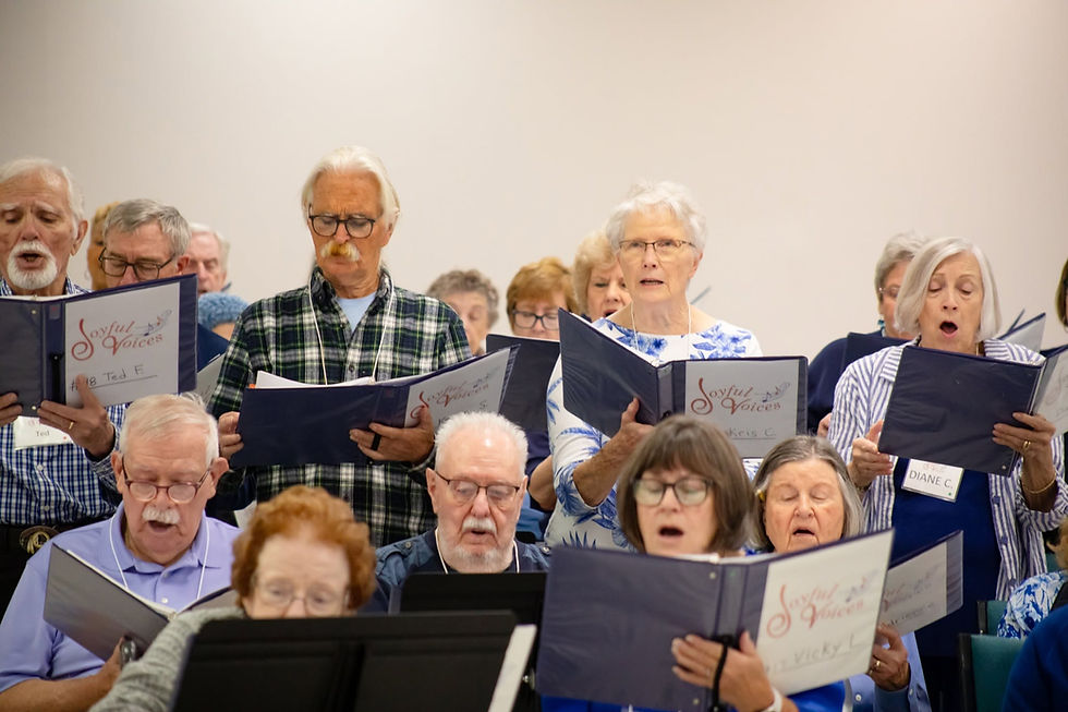 Make a Tribute in honor of singers in the Joyful Voices Chorus