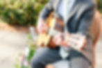 Jerad holding a guitar