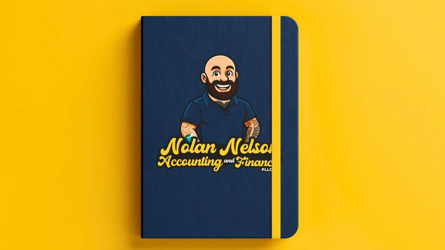 Agenda de trabajo con la identidad visual aplicada, reforzando organización y cercanía profesional.