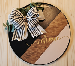 Welcome Sign Circle