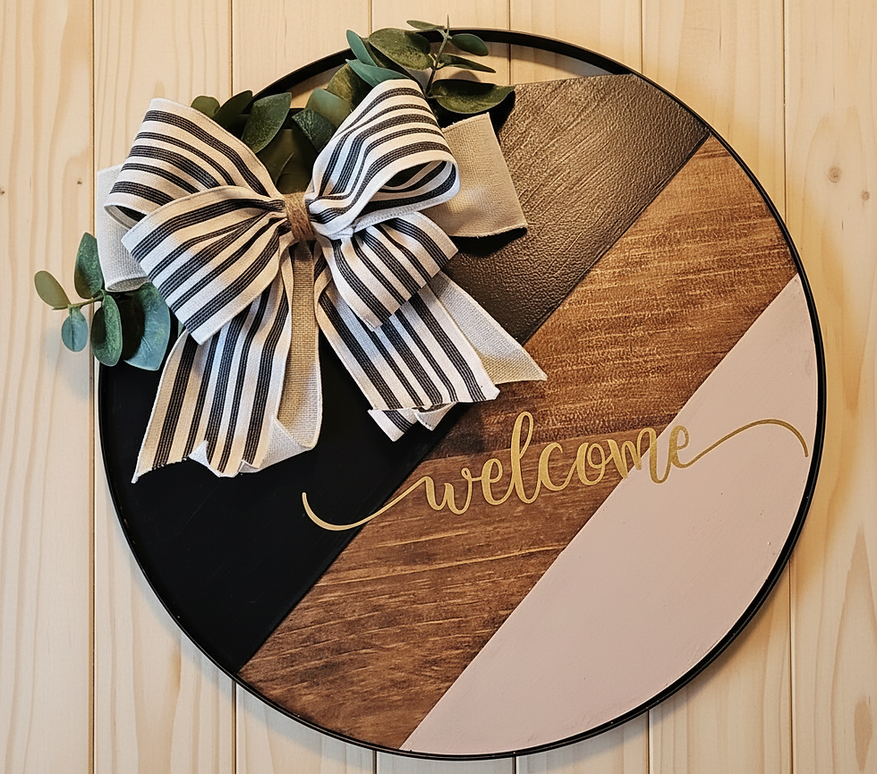 Welcome Sign Circle