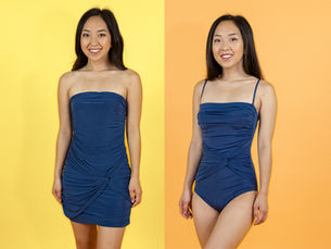Turning A Dress into A Swimsuit