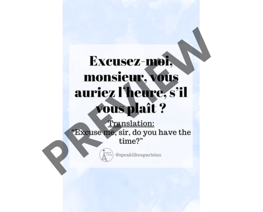 Thumbnail: 50 French Expressions with AVOIR, Part 1