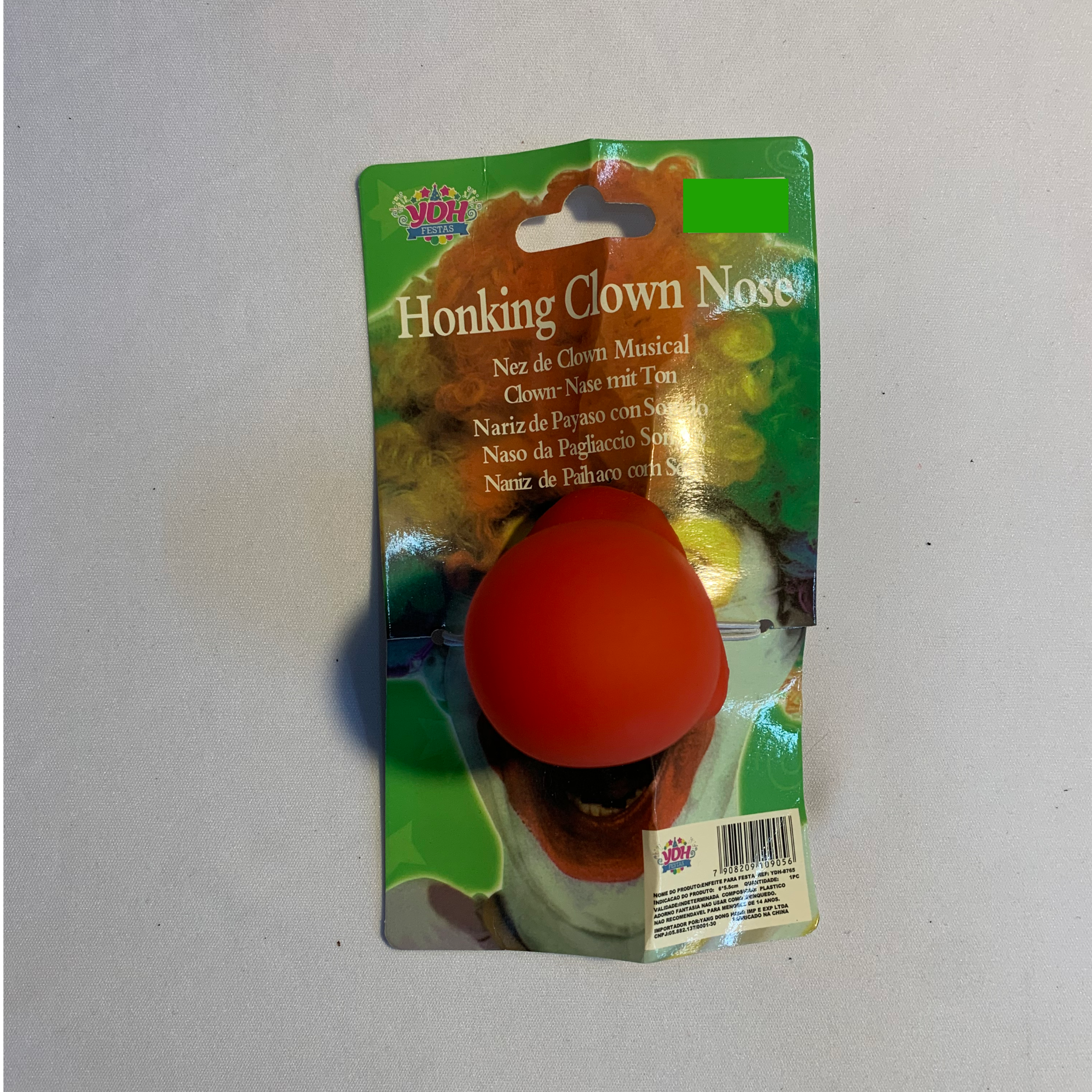 Nariz Palhaço Plático