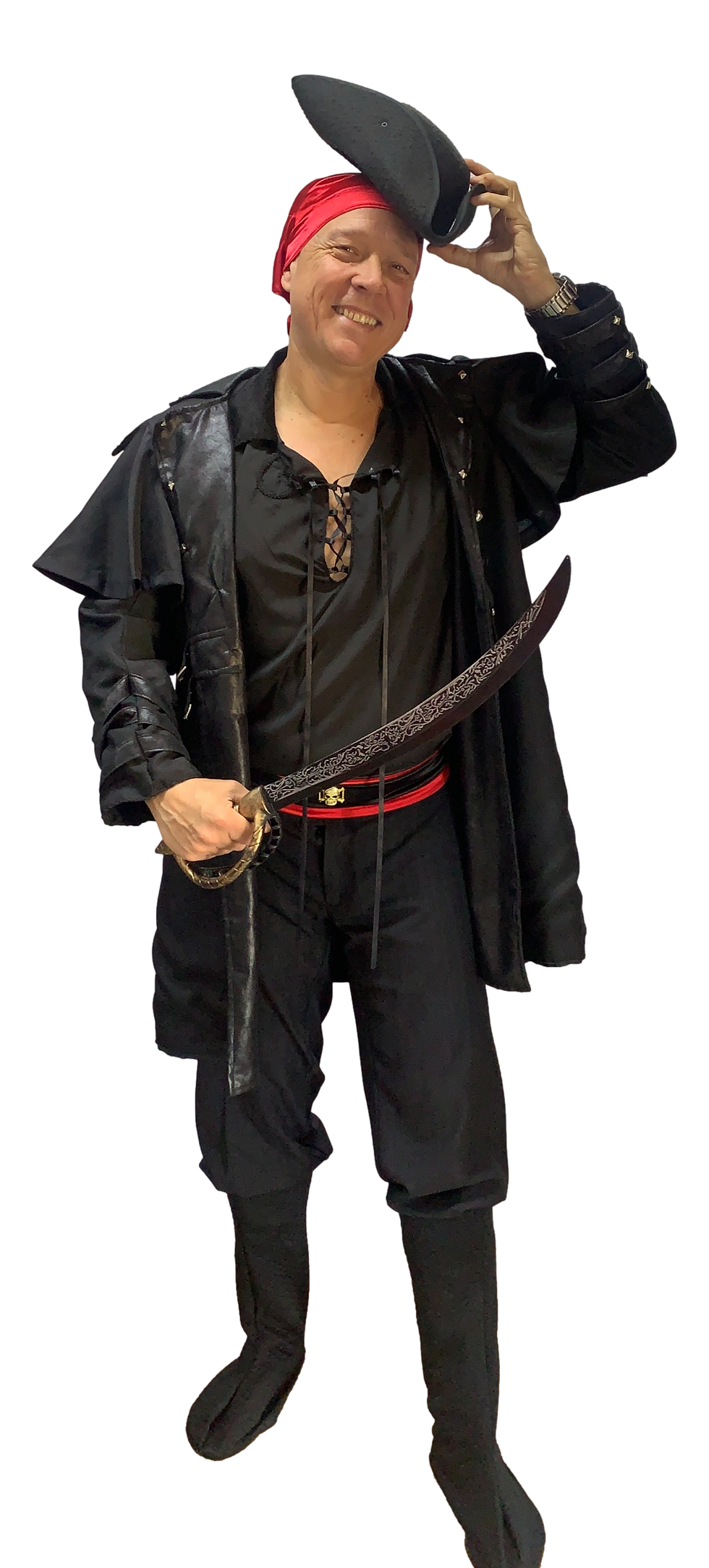 Miniatura: Pirata Preto Luxo