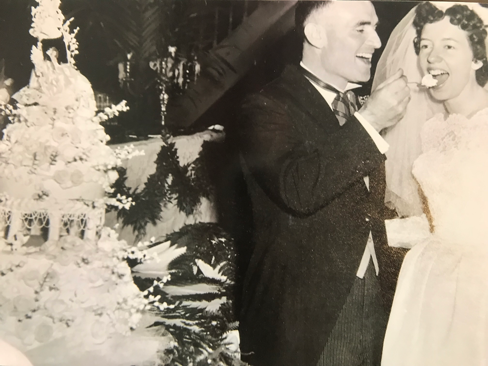 Theresa and Stephen Canny on their wedding day.