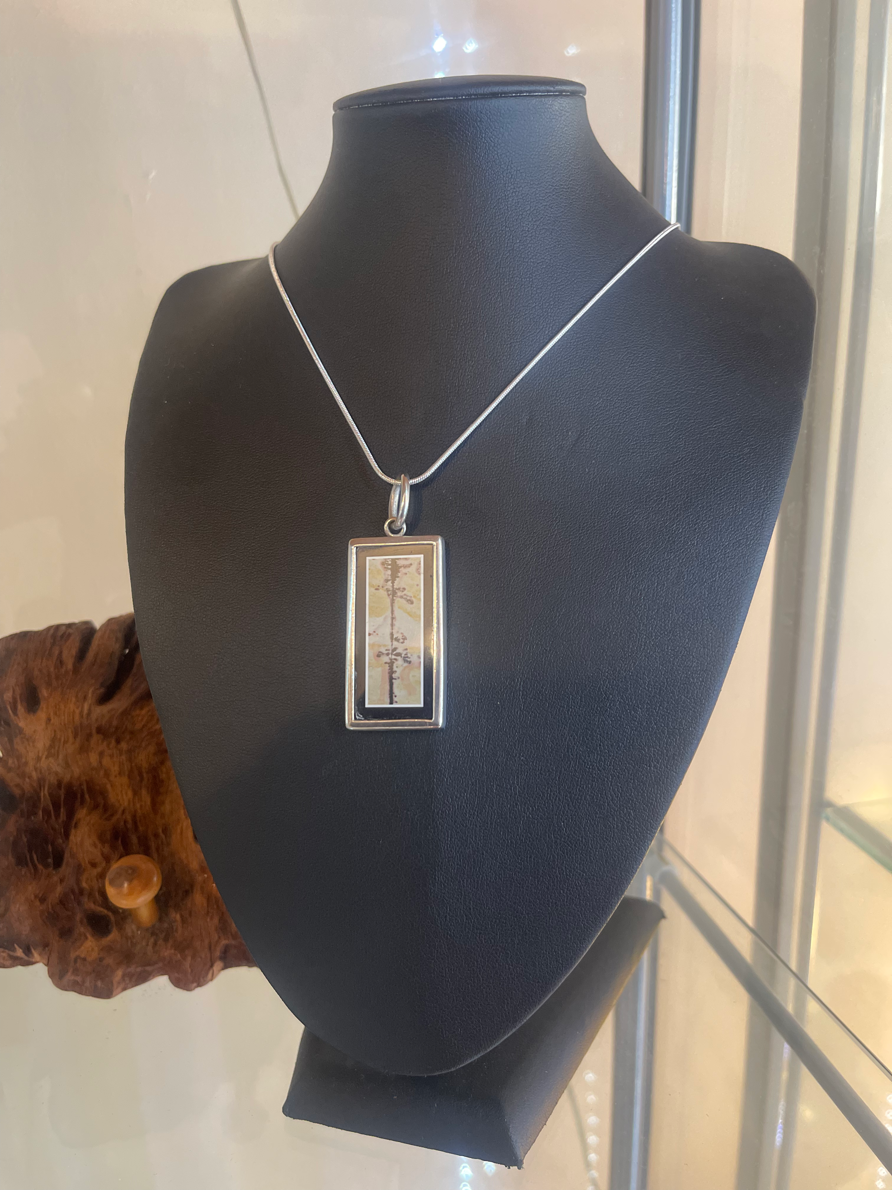 Picture Jasper Necklace (Silver)